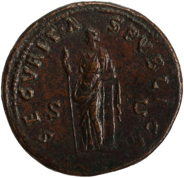 реверс RIC III Antoninus Pius 641
