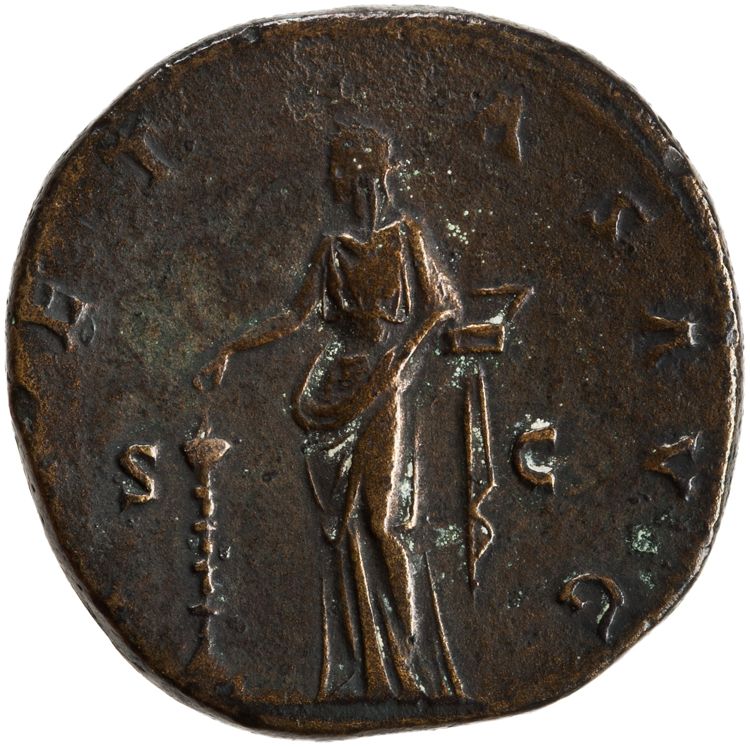 RIC III Antoninus Pius 1146Ab, реверс, American Numismatic Society (ans)