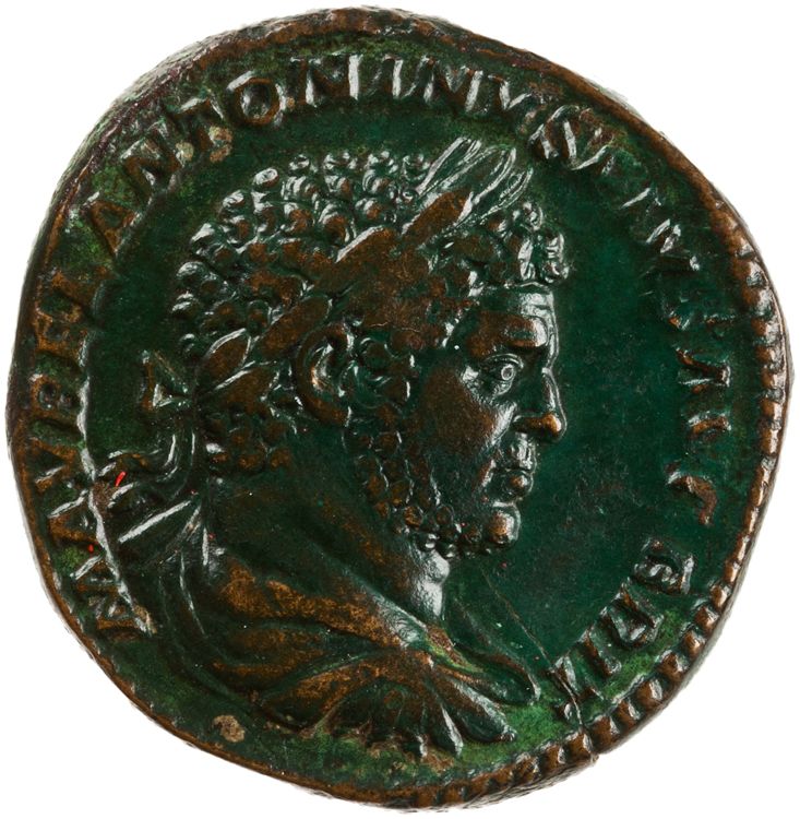 RIC IV Caracalla 496B, аверс, American Numismatic Society (ans)