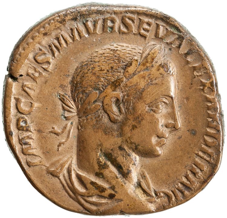 RIC IV Severus Alexander 623, аверс, American Numismatic Society (ans)