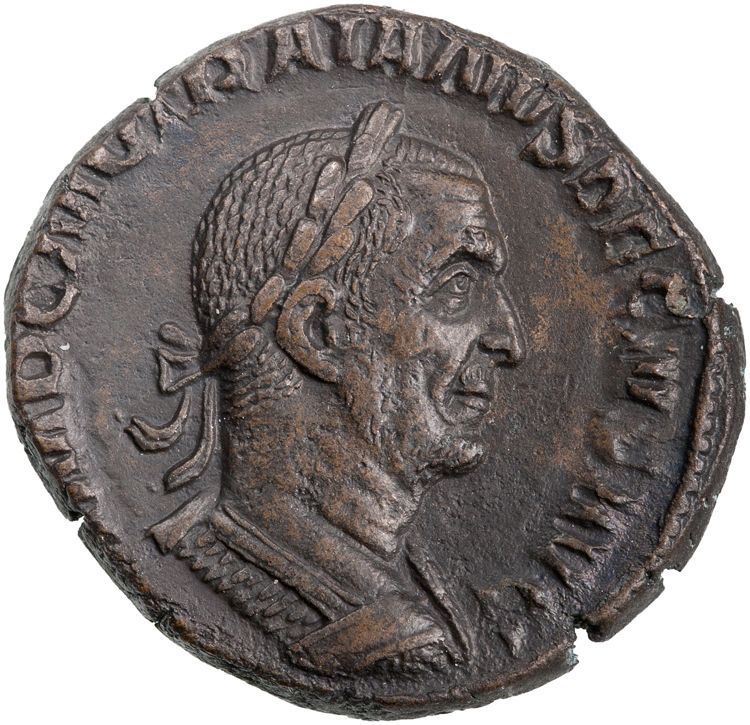 RIC IV Trajan Decius 112A, аверс, American Numismatic Society (ans)