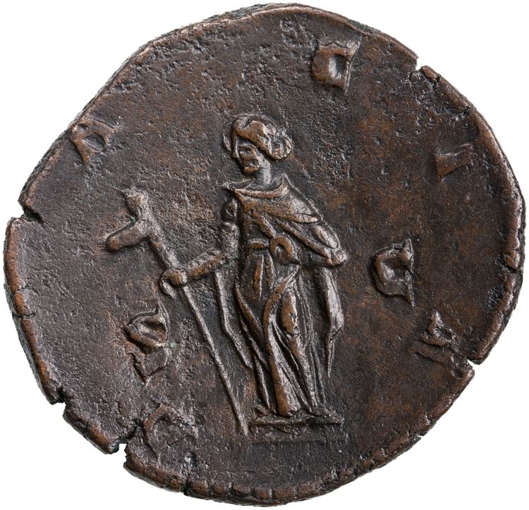 RIC IV Trajan Decius 112A, реверс, American Numismatic Society (ans)