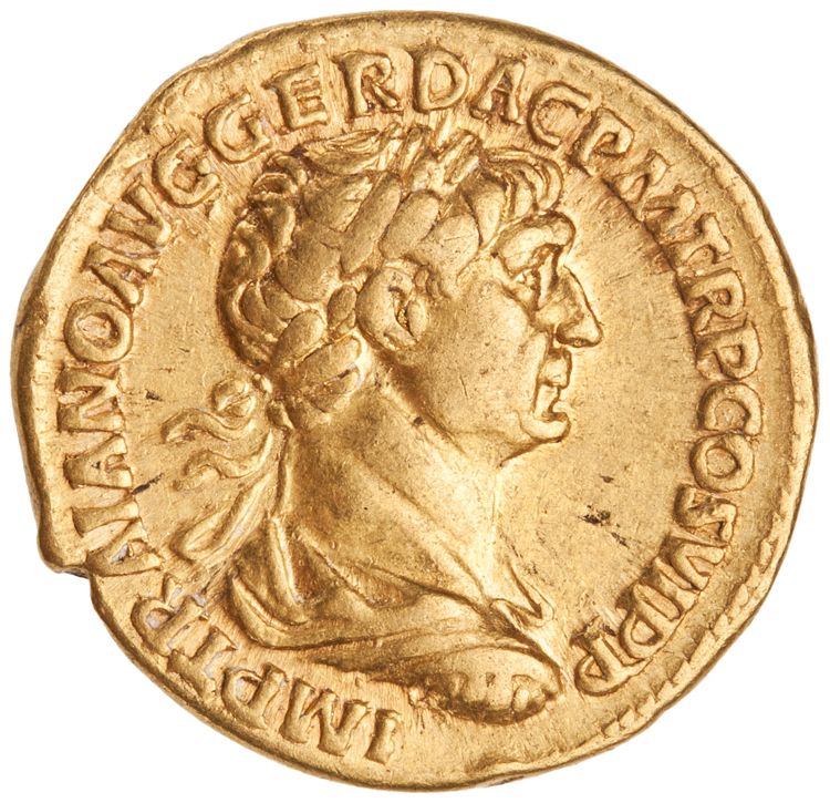 RIC II Trajan 278 (aureus), аверс, American Numismatic Society (ans)