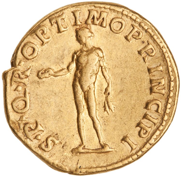 RIC II Trajan 278 (aureus), реверс, American Numismatic Society (ans)