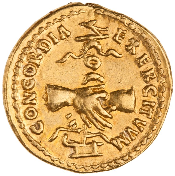 RIC II Nerva 3 (aureus), reverse, American Numismatic Society (ans)