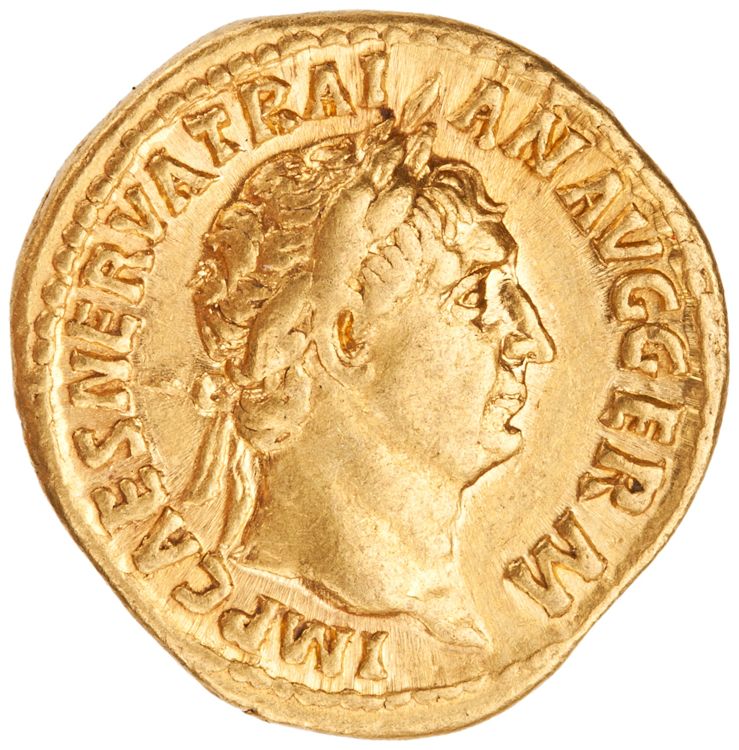 RIC II Trajan 5 (aureus), аверс, American Numismatic Society (ans)