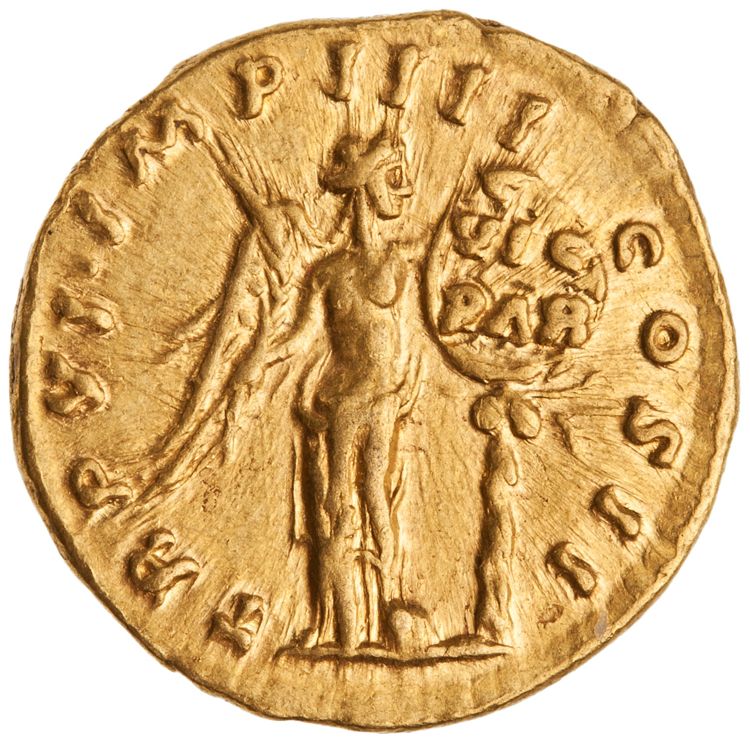 реверс RIC III Marcus Aurelius 565