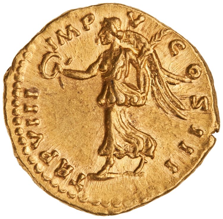 реверс RIC III Marcus Aurelius 588