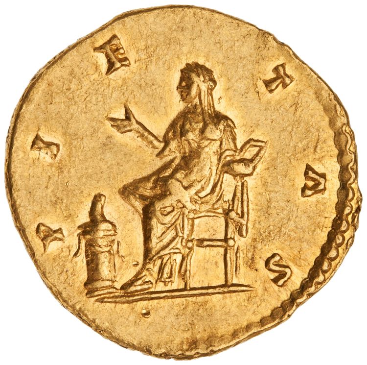 реверс RIC III Marcus Aurelius 777