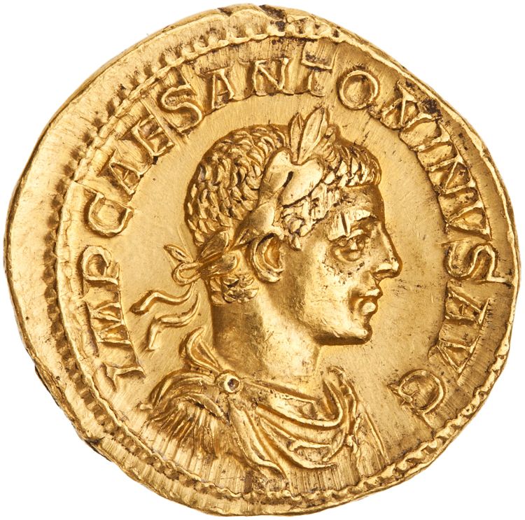 RIC IV Elagabalus 25, аверс, American Numismatic Society (ans)