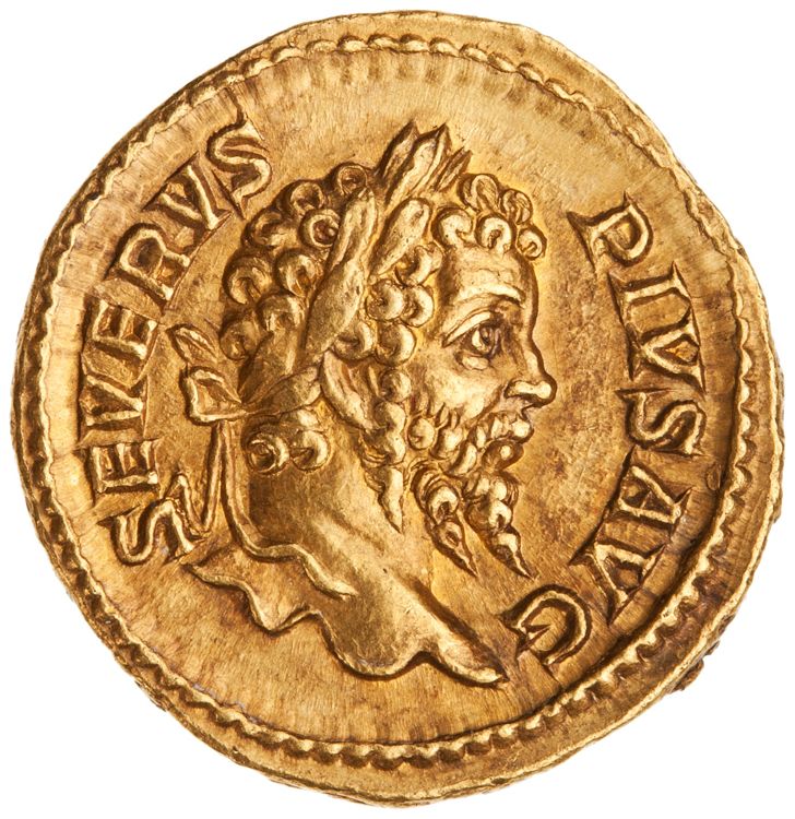 аверс RIC IV Septimius Severus 196 (aureus)