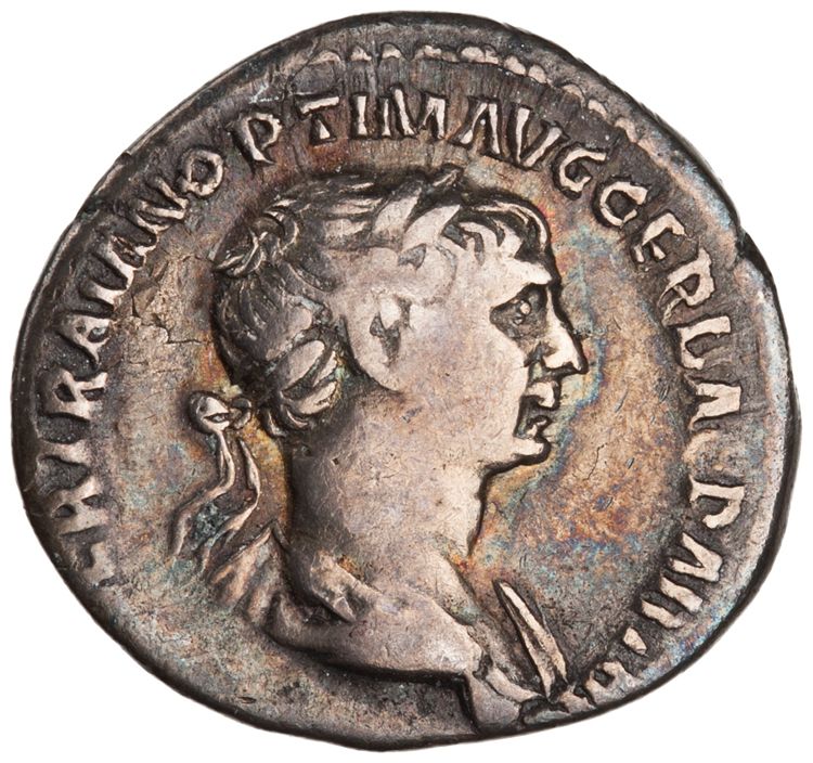 RIC II Trajan 342, аверс, American Numismatic Society (ans)