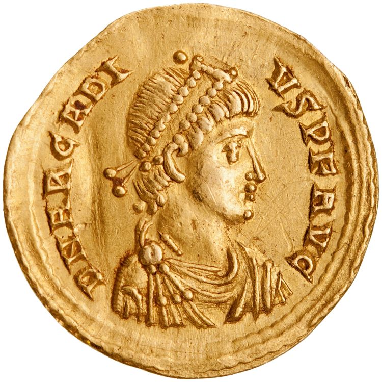 obverse RIC X Arcadius 16