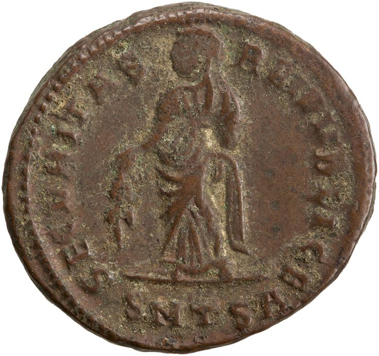 RIC VII Thessalonica 159, reverse, American Numismatic Society (ans)