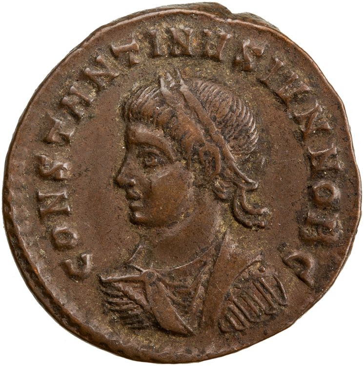 RIC VII Ticinum 173, аверс, American Numismatic Society (ans)