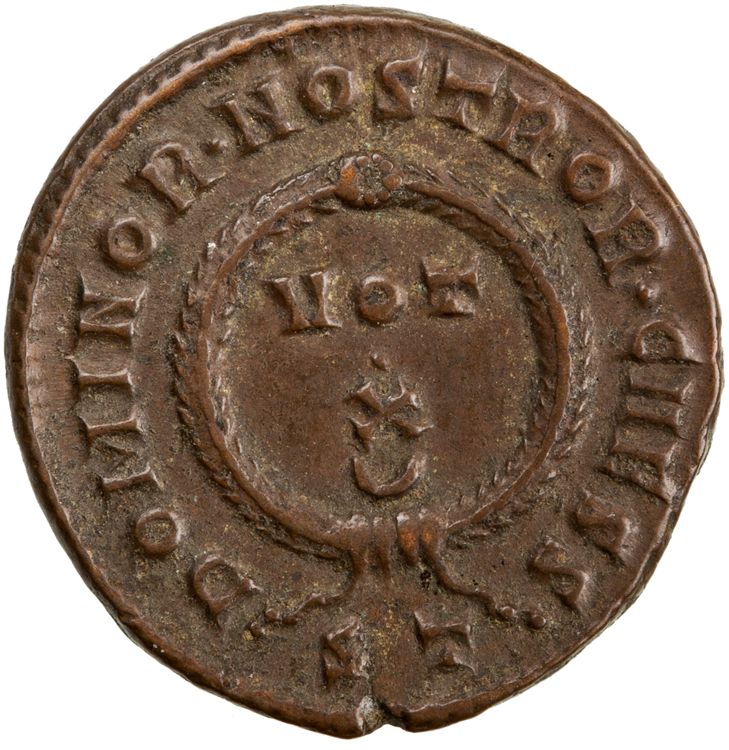 RIC VII Ticinum 173, реверс, American Numismatic Society (ans)