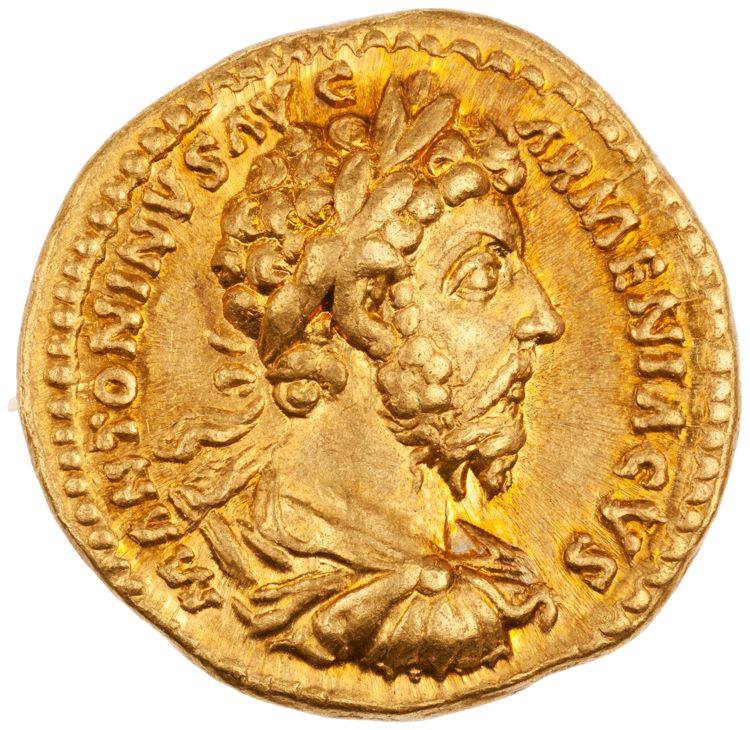 RIC III Marcus Aurelius 156, obverse, American Numismatic Society (ans)