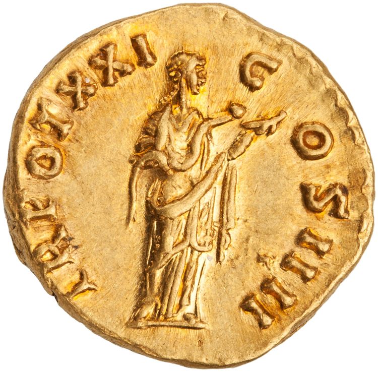 RIC III Antoninus Pius 279A, реверс, American Numismatic Society (ans)