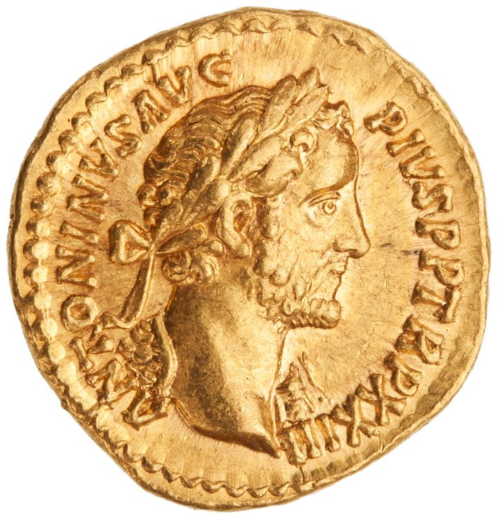 RIC III Antoninus Pius 302B, аверс, American Numismatic Society (ans)
