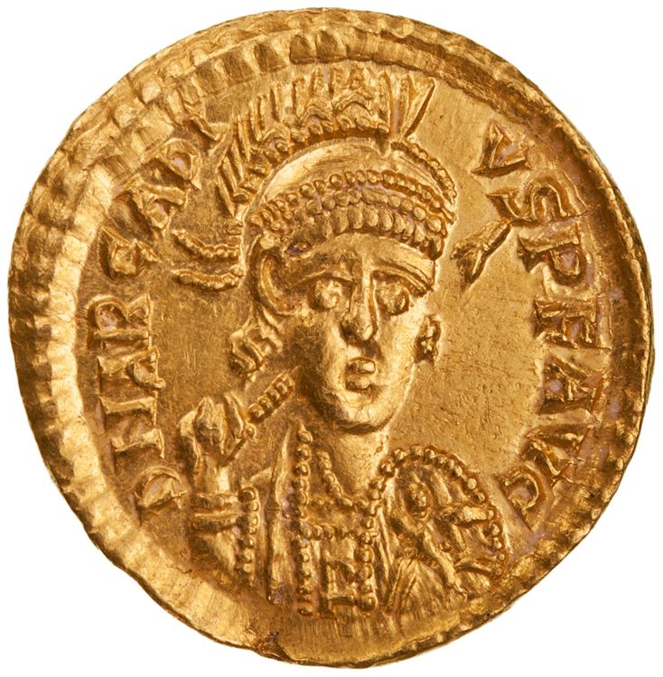 obverse RIC X Arcadius 42