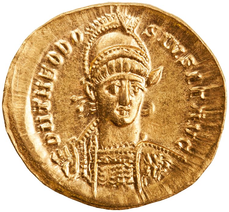 obverse RIC X Theodosius II (East) 363