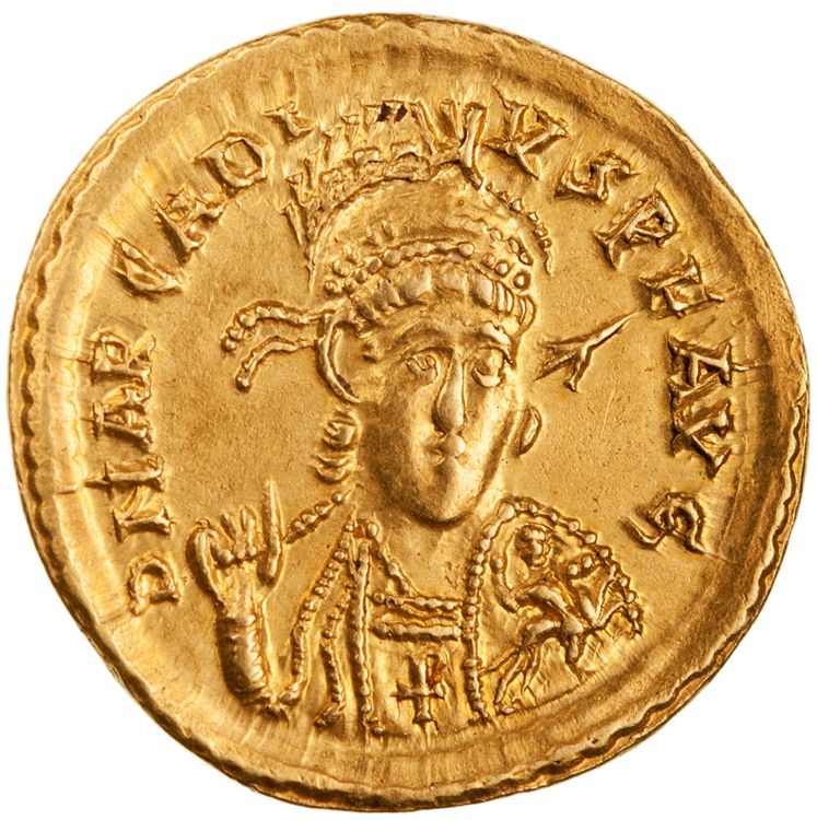 RIC X Arcadius 42, аверс, American Numismatic Society (ans)