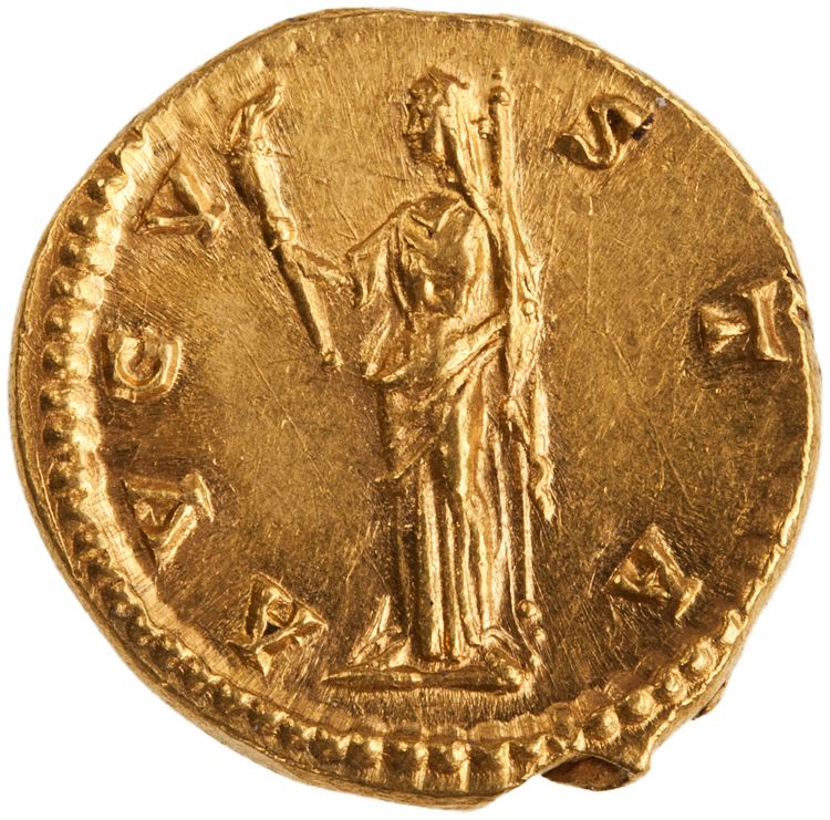 RIC III Antoninus Pius 356a (aureus), реверс, American Numismatic Society (ans)