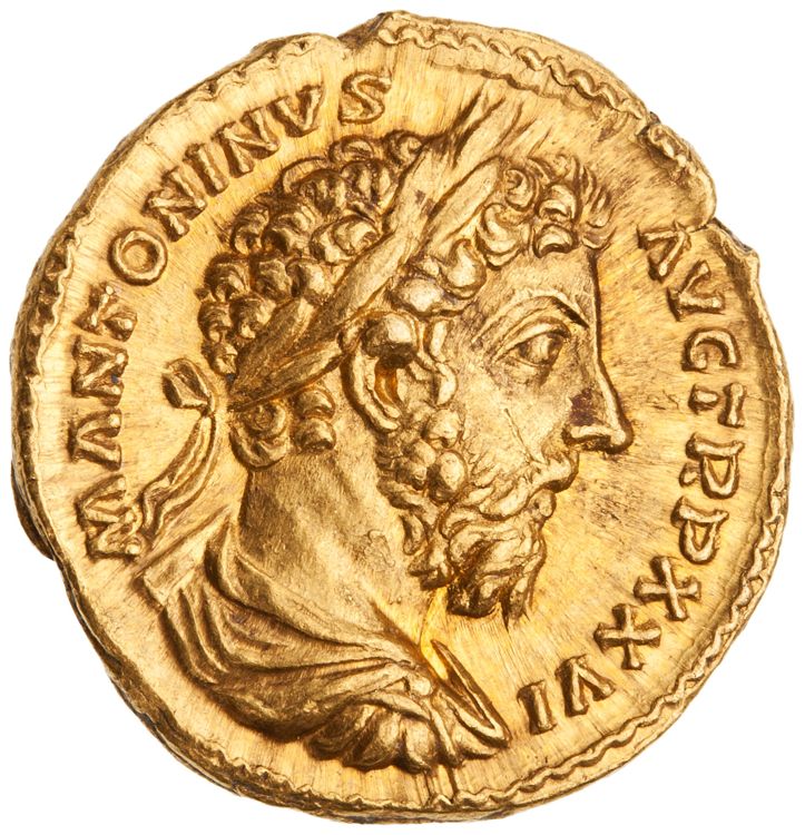RIC III Marcus Aurelius 264, аверс, American Numismatic Society (ans)