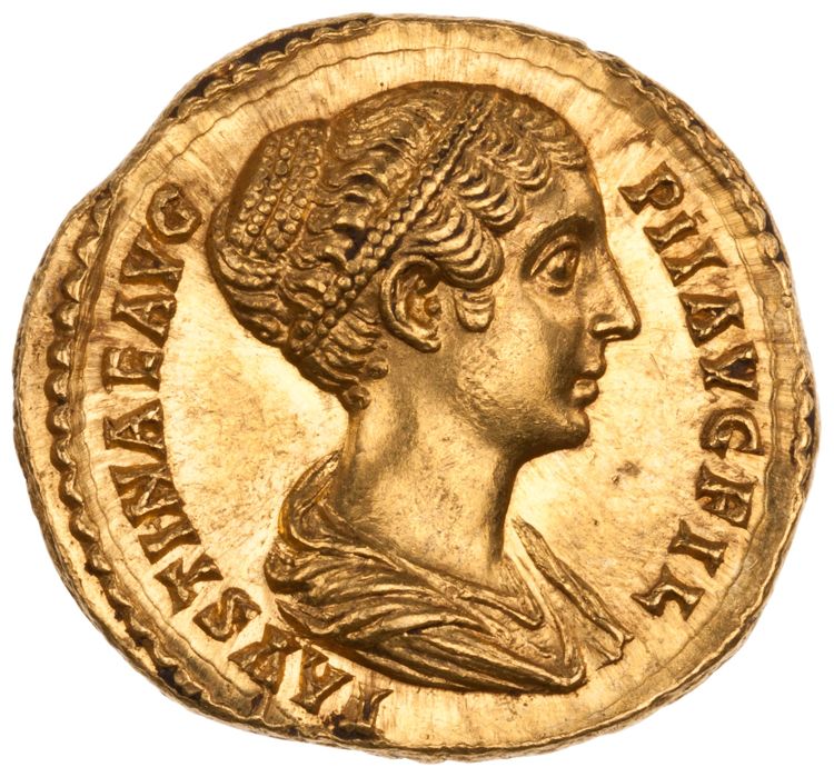 obverse RIC III Antoninus Pius 517C (aureus)