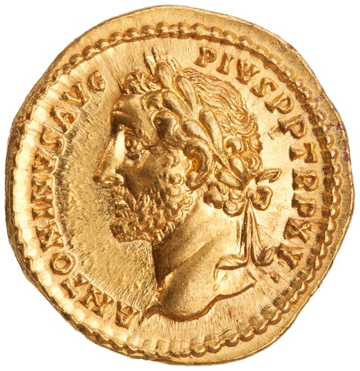 RIC III Antoninus Pius 206, аверс, American Numismatic Society (ans)