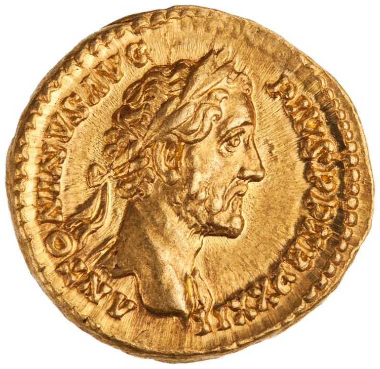 RIC III Antoninus Pius 286B, аверс, American Numismatic Society (ans)