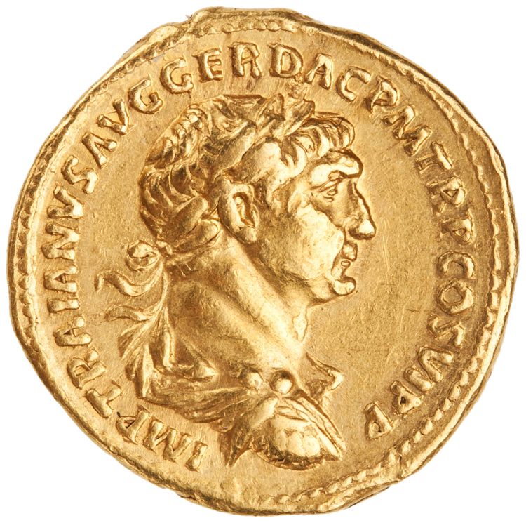 RIC II Trajan 257, аверс, American Numismatic Society (ans)