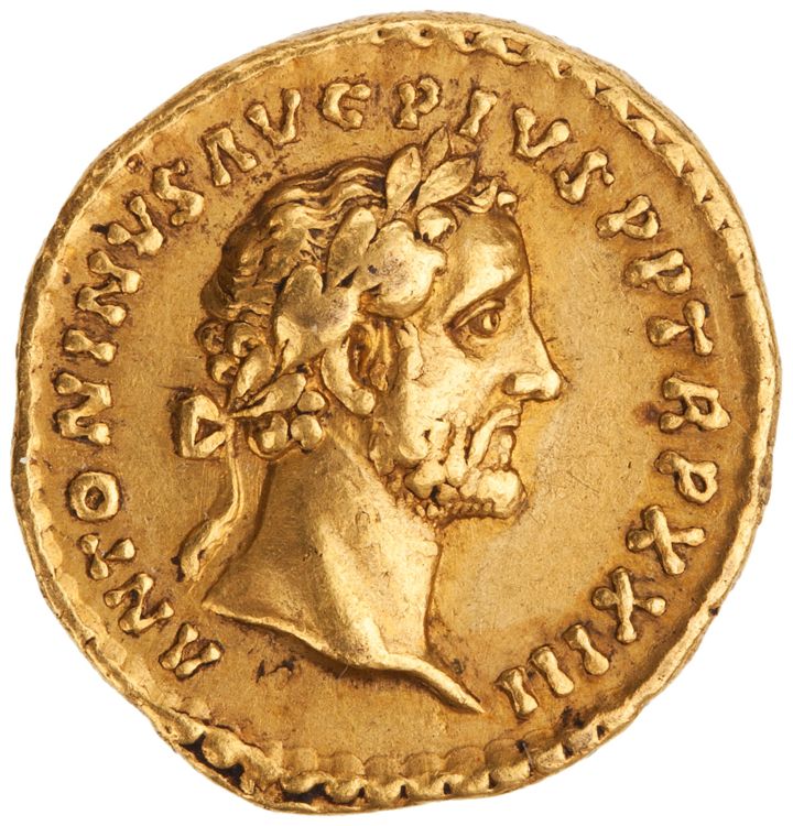 RIC III Antoninus Pius 302A, аверс, American Numismatic Society (ans)