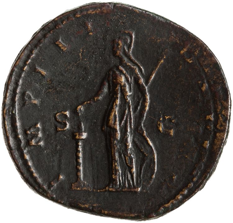 RIC III Marcus Aurelius 1607, реверс, American Numismatic Society (ans)