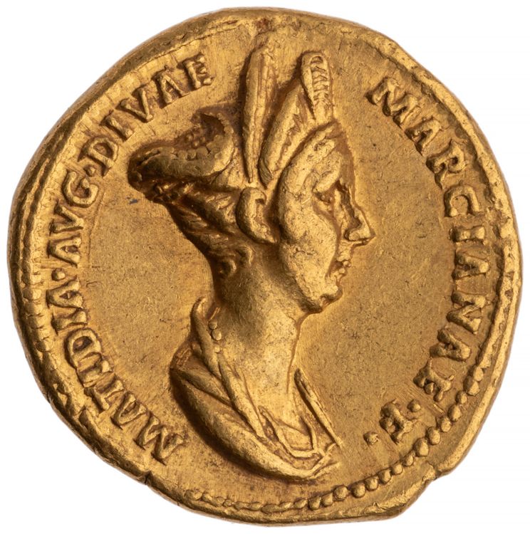 obverse RIC II Trajan 759 (aureus)