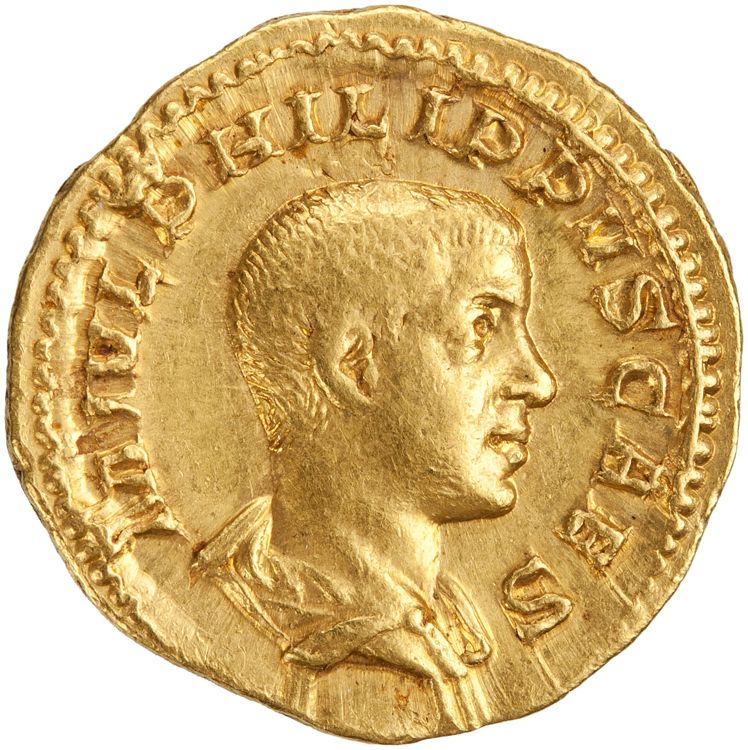 RIC IV Philip I 216A, аверс, American Numismatic Society (ans)