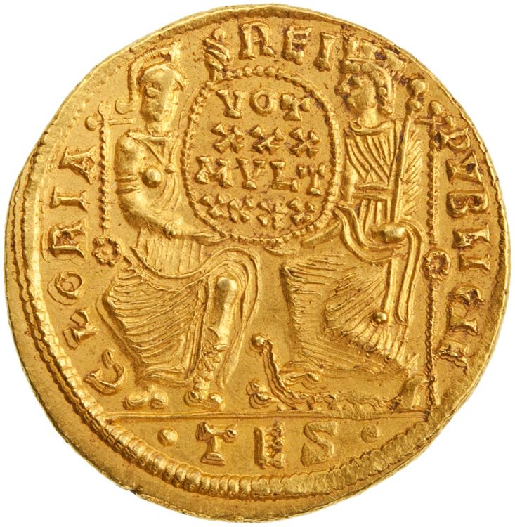 реверс RIC VIII Thessalonica 150