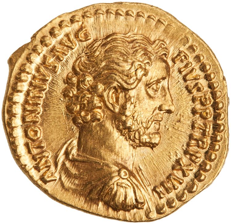 RIC III Antoninus Pius 233A, аверс, American Numismatic Society (ans)