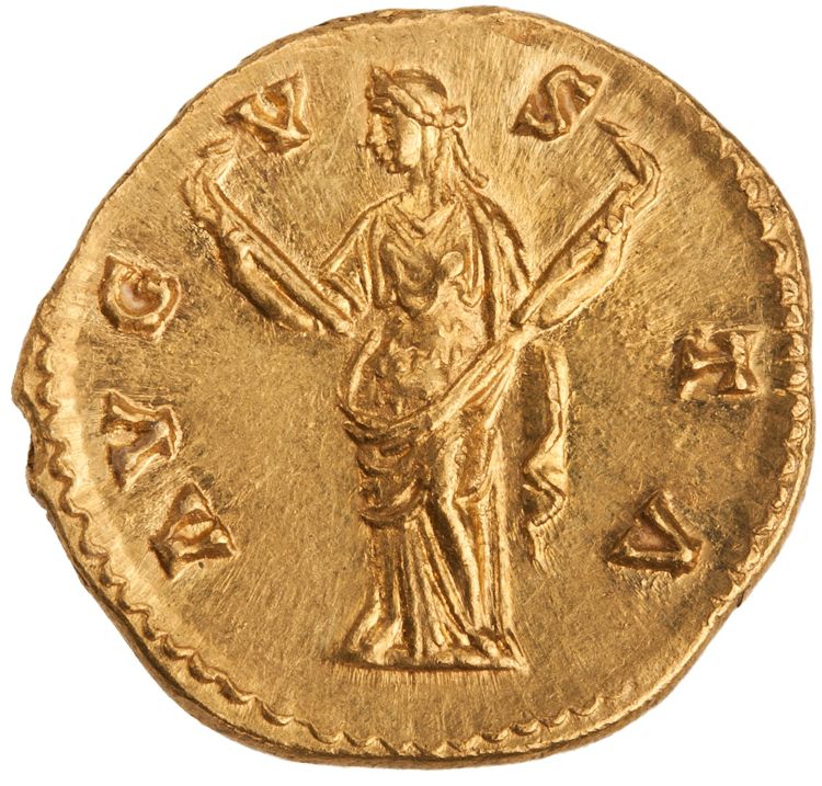 RIC III Antoninus Pius 357Aa, реверс, American Numismatic Society (ans)