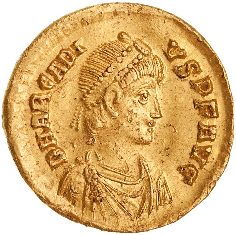 RIC X Arcadius 16, аверс, American Numismatic Society (ans)