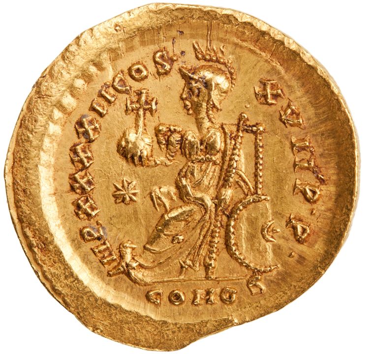 реверс RIC X Theodosius II (East) 291