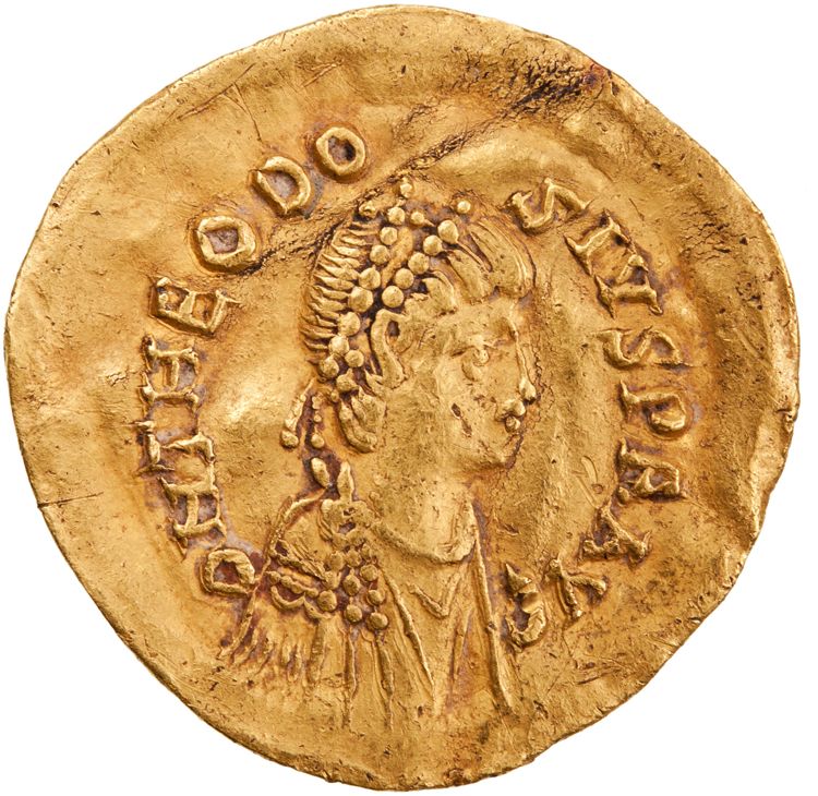 obverse RIC X Theodosius II (East) 272