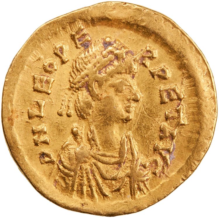 RIC X Leo I (East) 608, obverse, American Numismatic Society (ans)