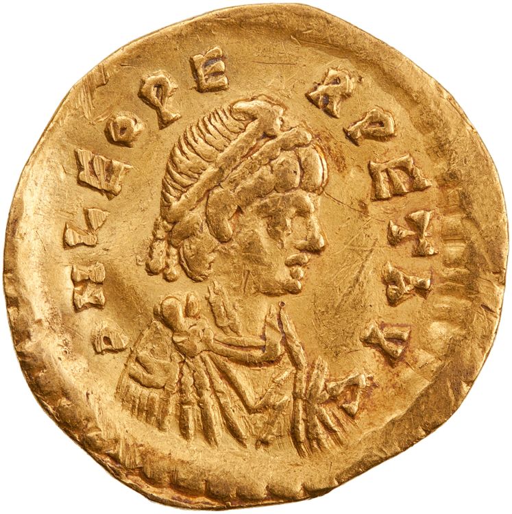 RIC X Leo I (East) 608, obverse, American Numismatic Society (ans)