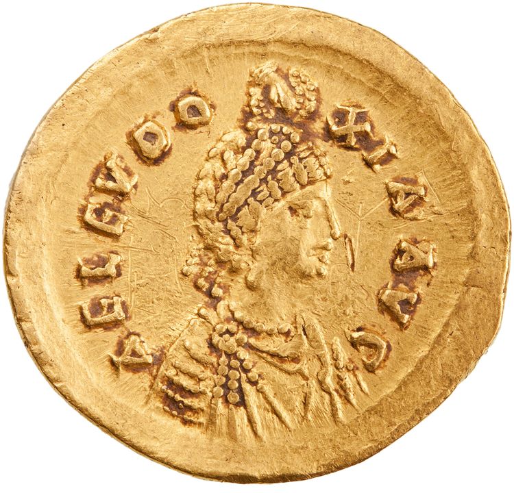 obverse RIC X Theodosius II (East) 328
