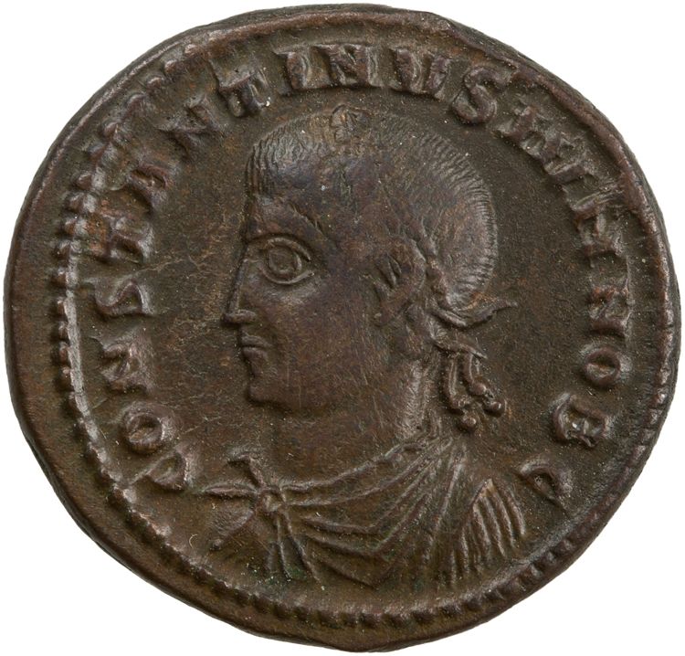 RIC VII Thessalonica 120, аверс, American Numismatic Society (ans)
