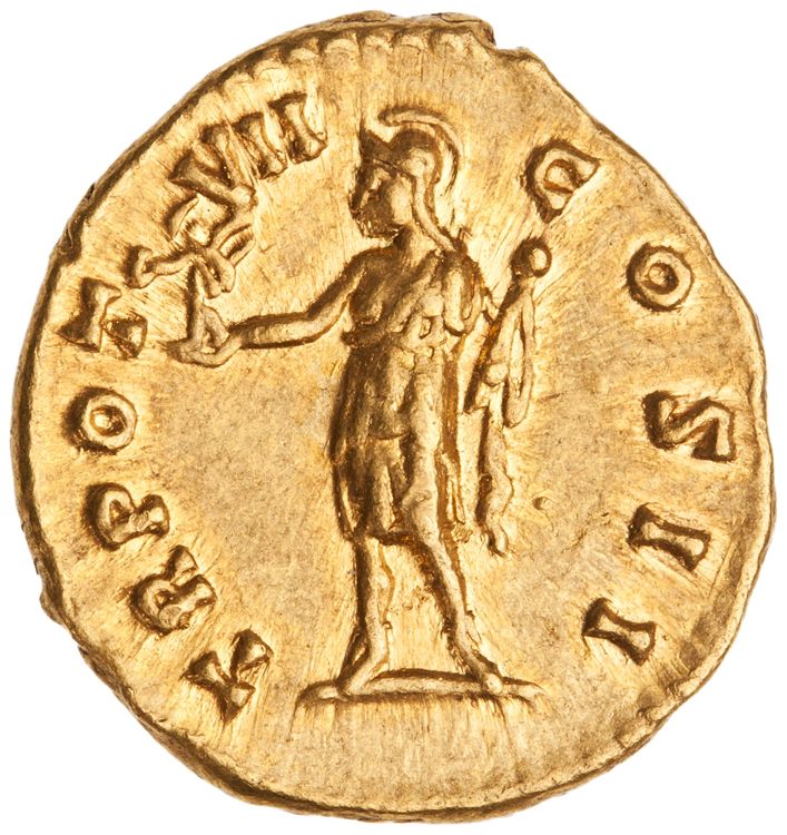 реверс RIC III Antoninus Pius 457A (aureus)