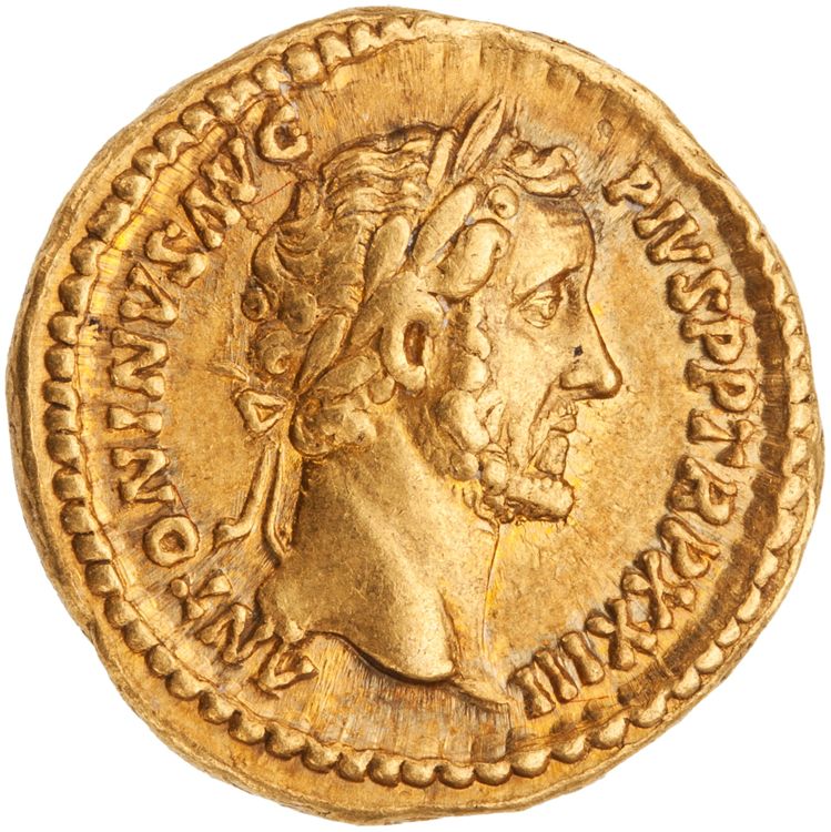 RIC III Antoninus Pius 302A, аверс, American Numismatic Society (ans)