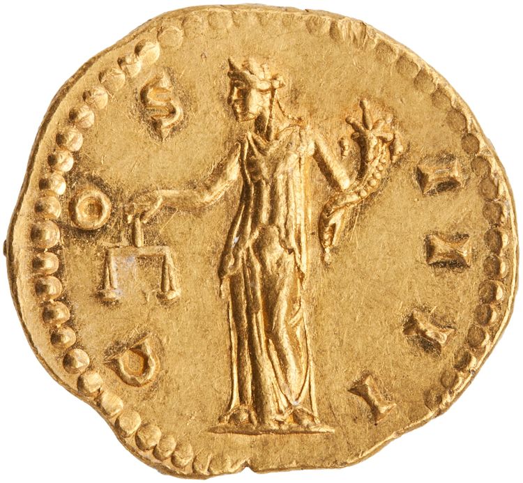 RIC III Antoninus Pius 177f, реверс, American Numismatic Society (ans)