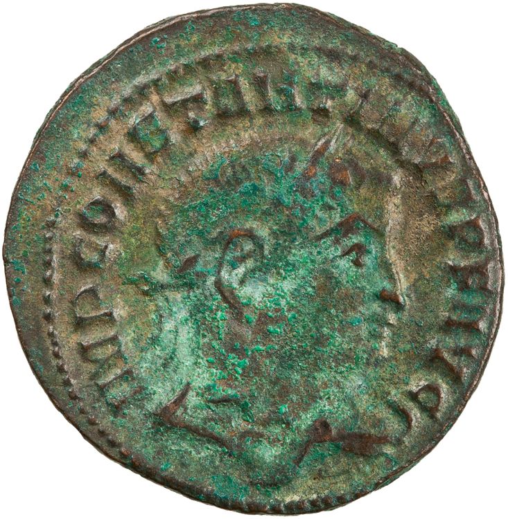 RIC VII Lugdunum 1, аверс, American Numismatic Society (ans)